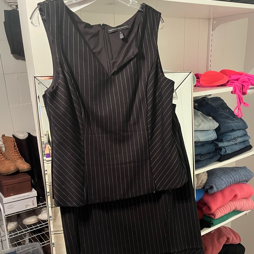 WHBM Pinstripe Set